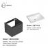 ESFERA-EBC6045BC-PVC Basin Cabinet with Basin
