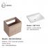 ESFERA-EBC6045MUJI-PVC Basin Cabinet with Basin