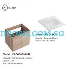 ESFERA-EBC6045MUJI-PVC Basin Cabinet with Basin