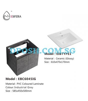 ESFERA-EBC6045IG-PVC Basin Cabinet with Basin