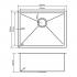 ESFERA-EKS6045NGM-EMBOSSED NANO SINK (GUN METAL)
