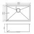 ESFERA-EKS6845NSS-EMBOSSED NANO SINK