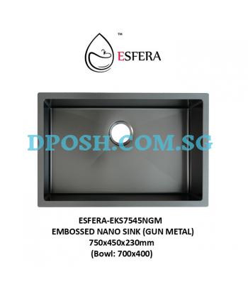 ESFERA-EKS7545NGM-EMBOSSED NANO SINK (GUN METAL)