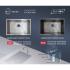 ESFERA-EKS7545NSS-EMBOSSED NANO SINK