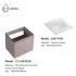 ESFERA-EDV6045SB-PVC Drawer Basin Cabinet with Basin