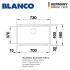 BLANCO ETAGON 700-U with BLANCO LINUSN Mixer Tap ( Normal ) BLANCO ETAGON 700-U with BLANCO LINUSN Mixer Tap ( Normal )