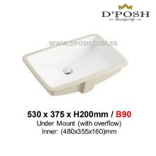Baron-B90-Undermount Ceramic Basin Baron-B90-Undermount Ceramic Basin