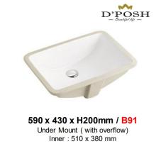 Baron-B91-Undermount Ceramic Basin Baron-B91-Undermount Ceramic Basin
