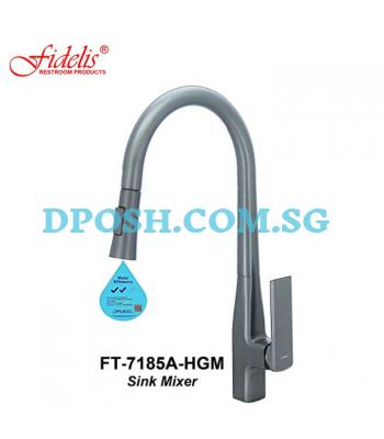 Fidelis FT-7185A-HGM-( Gun Metal ) Kitchen Sink Mixer Tap