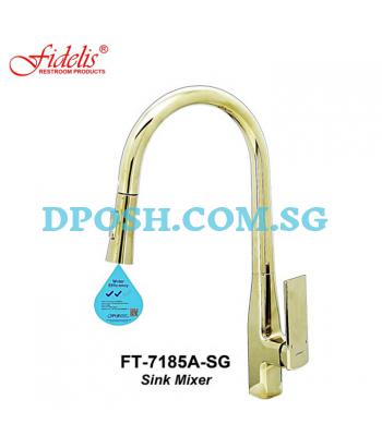 Fidelis FT-7185A-SG-( Shining Gold ) Kitchen Sink Mixer Tap