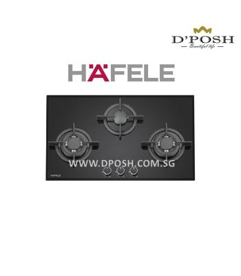 HAFELE HC-GH80A3-3 Burner Glass Hob ( 538.01.837 )( LPG GAS )