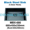 Monic-MBX-Black Sink